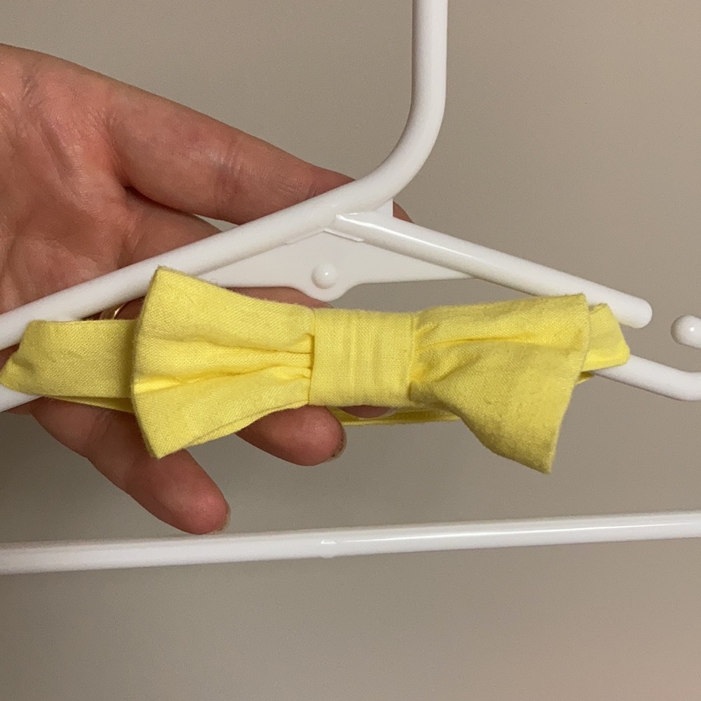 Yellow Baby Bow Tie
